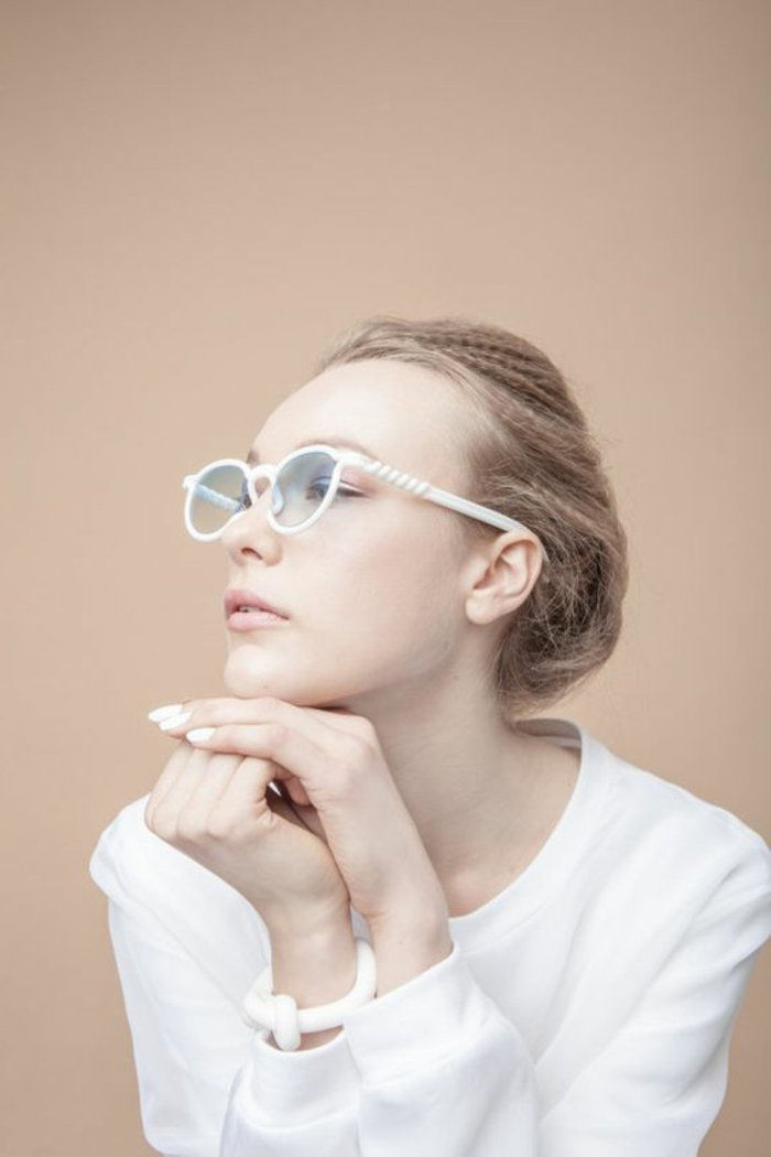 0 koketta modell glasögon-utan-syn-in-White