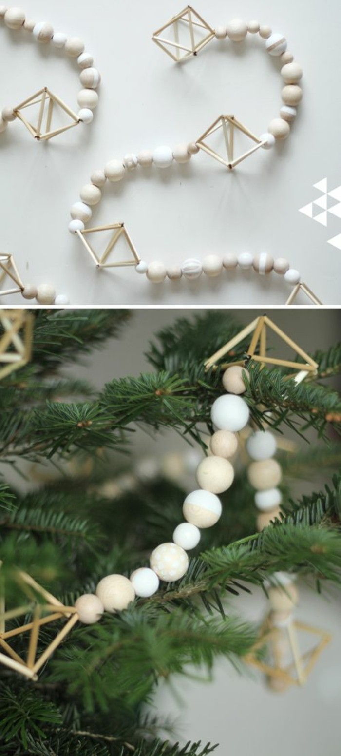 111 Weihnachtsschmuck-druciarza-golande wyłączenia weiseb Pearl i figur geometrycznych
