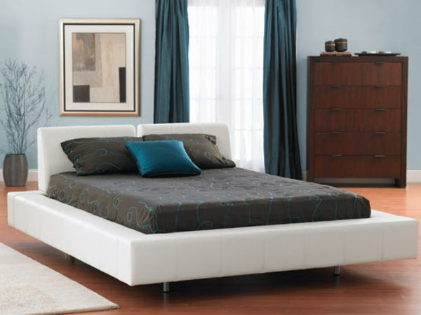 Beyaz - modern yatak çarşafları