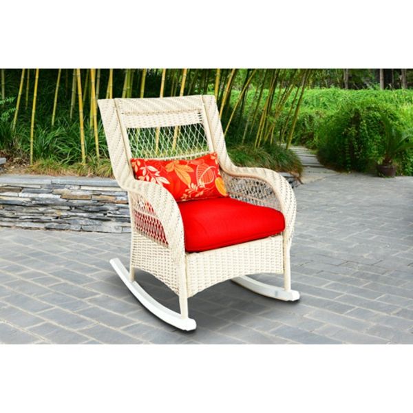The Rocking Chair med Colorful Pillow