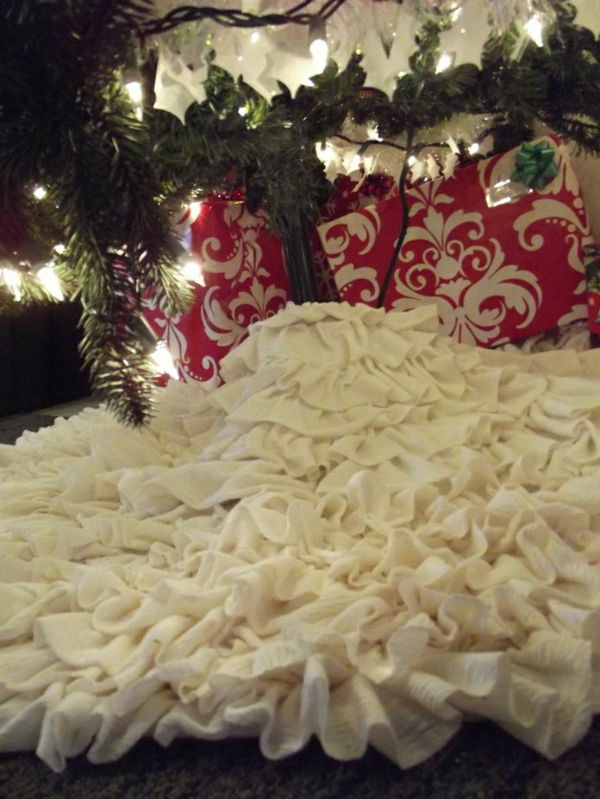 hvit juledekorasjon - veldig elegant utseende