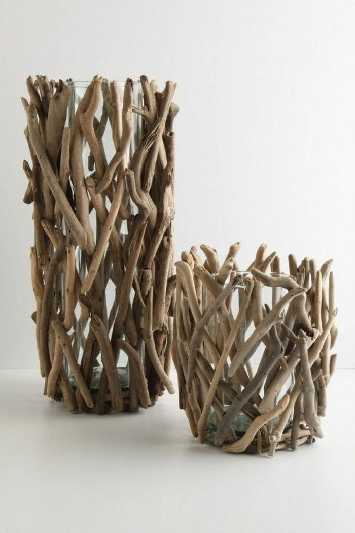 3-drivved-deco-glasvaser-med-trä dekorera-DIY-idéer-göra-själv