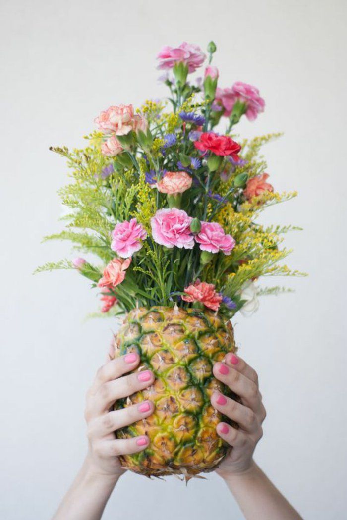 4 Gorgeous Spring Bilder Strauss i ananas