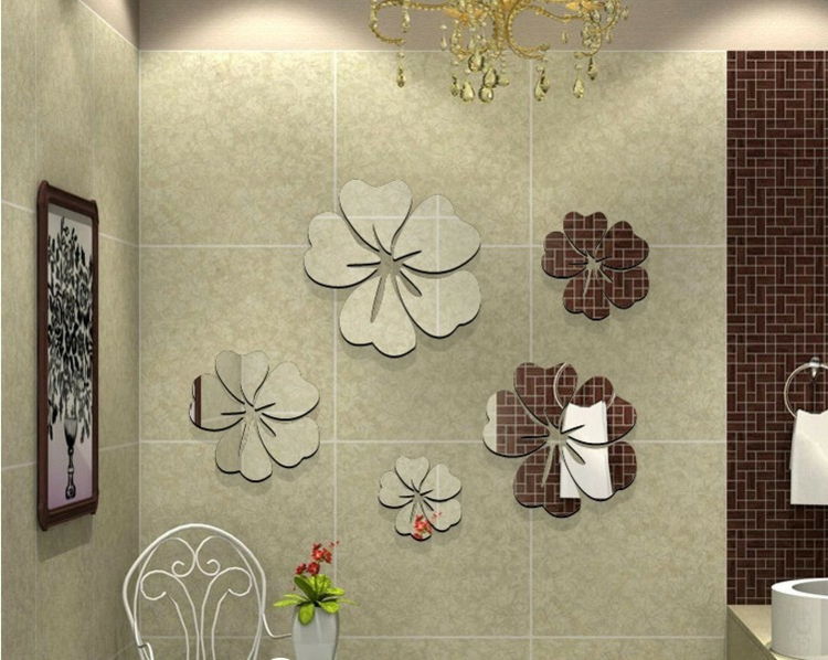 espelho de banheiro-chic-noble-modernos neo-flor-plain-acentos-em-espaço