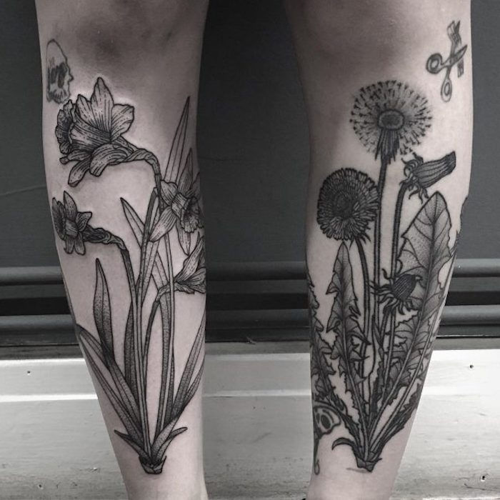 tatuaje semnificative, tatuaje mari pe picioare