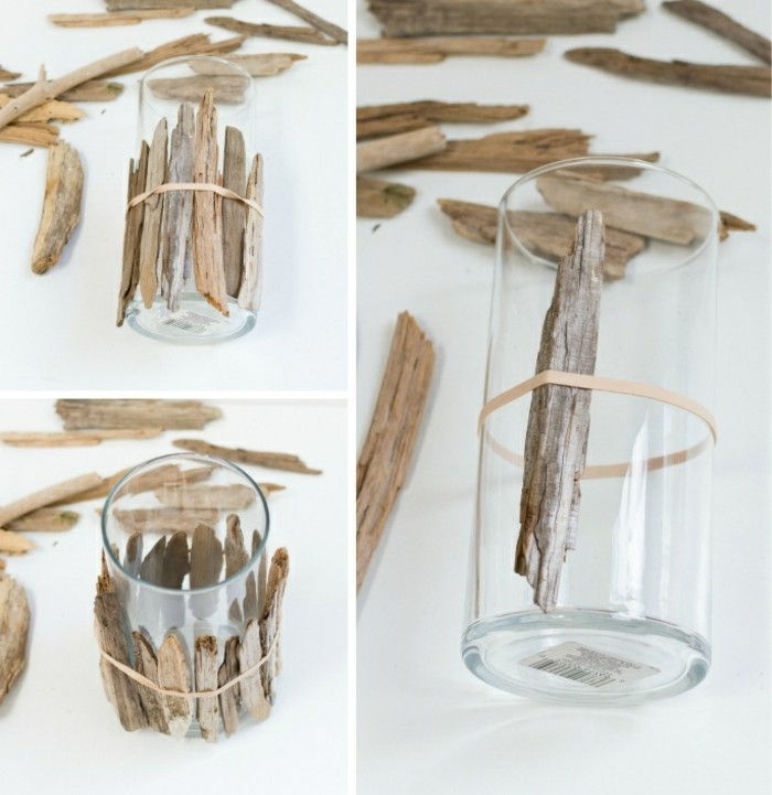 7-naplavené drevo-deco-sklenená váza-s-drevo-zdobenie-DIY predstavu-dekoartikel-to yourself-