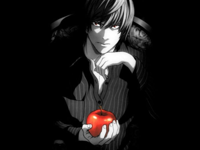 Anime Obrázky Svetlo s jablkami