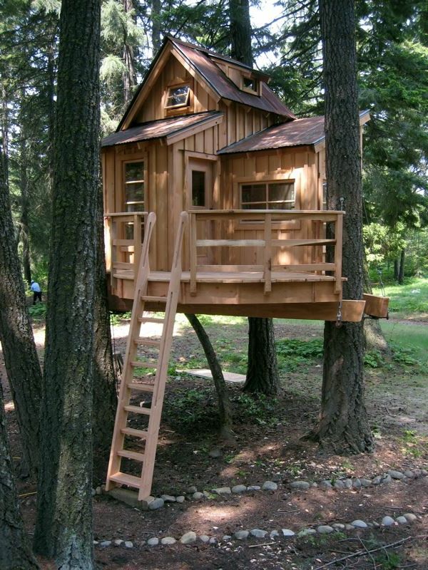 vybudovať skvelé architektonické nápady treehouses-