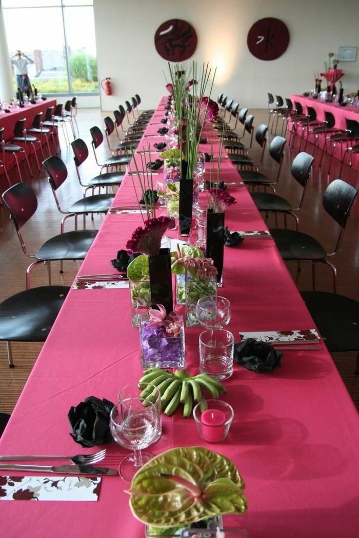 Asian výzdoba stola pre-a-svadobné