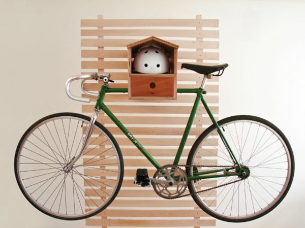 Depozitarea-de-biciclete-biciclete-Vogelfütterhaus idei practice