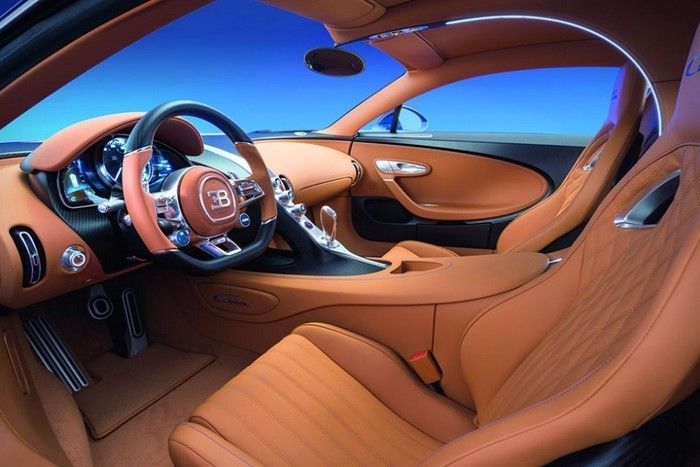 Interiér Autoscout Bugatti Chiron