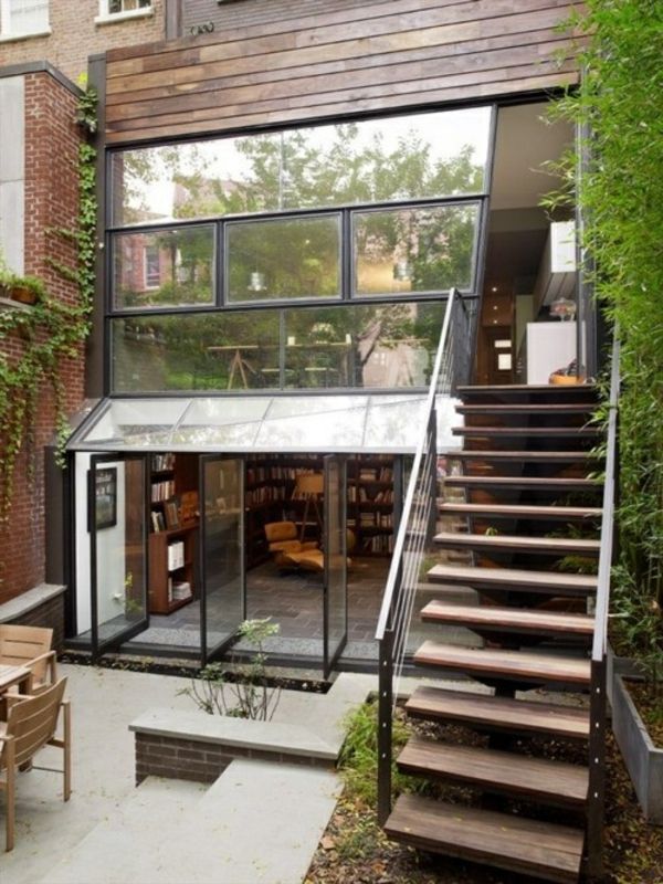 stor utendørs trapp design design idé-Eksteriør