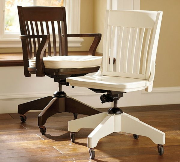 Ofis sandalyeleri-ile-güzel-tasarım iç tasarım fikirleri-in-siyah-beyaz