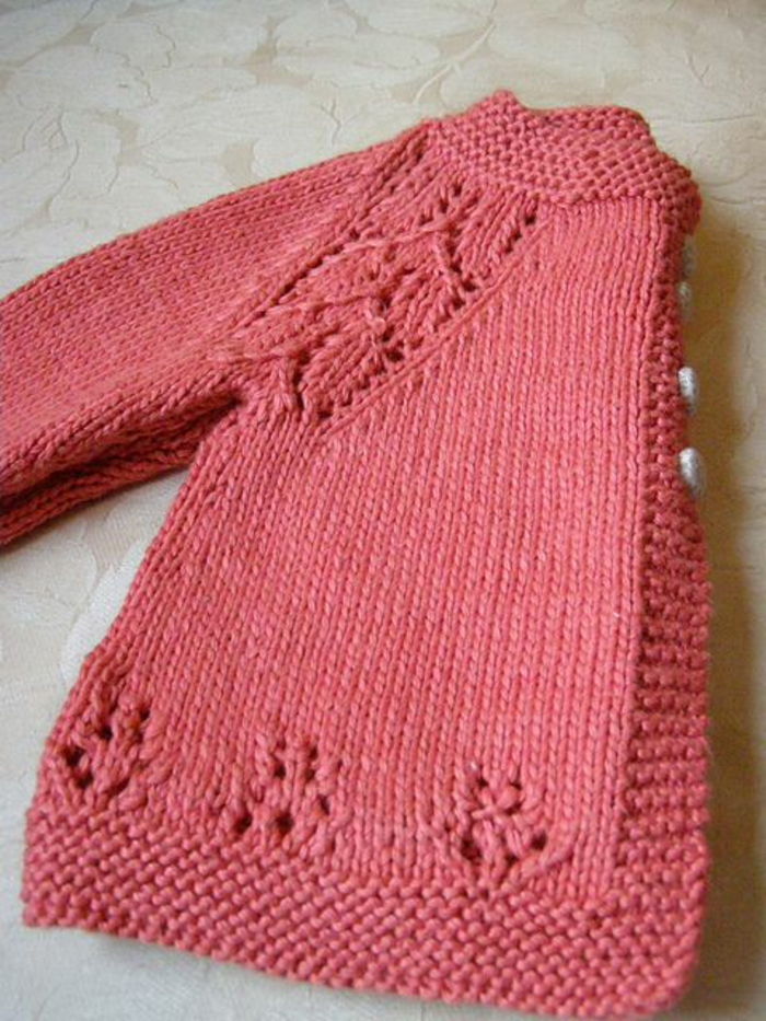 Pat pulover-tricot-roșu-