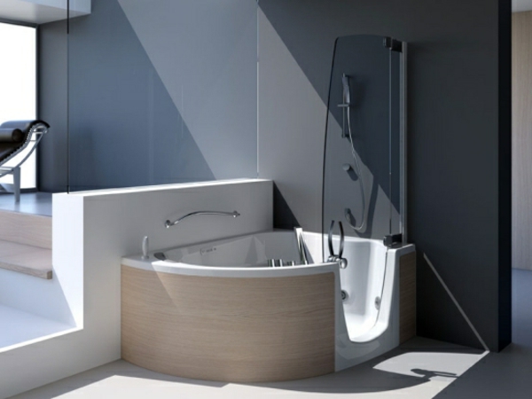 super-nowoczesne bath-z-prysznicem-zone-drzwiowe projektowania nowoczesnych łazienkach