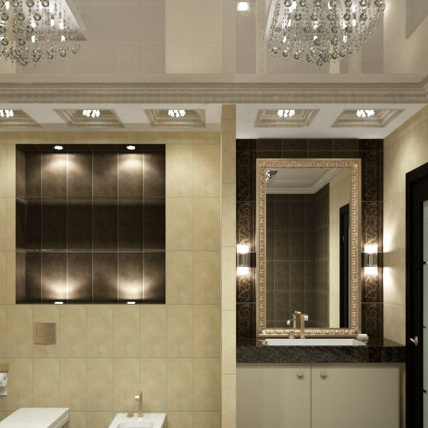 -Kúpeľňa zariadenie Nápady Osvetlenie - strop