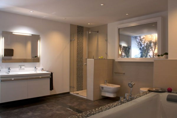 Kúpeľňa idea ultra-pra-dizajn interiéru v kúpeľni stropné svietidlá