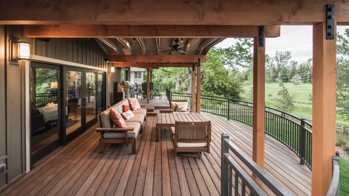 robust trä för balkong eller terrass lounge set balkong form