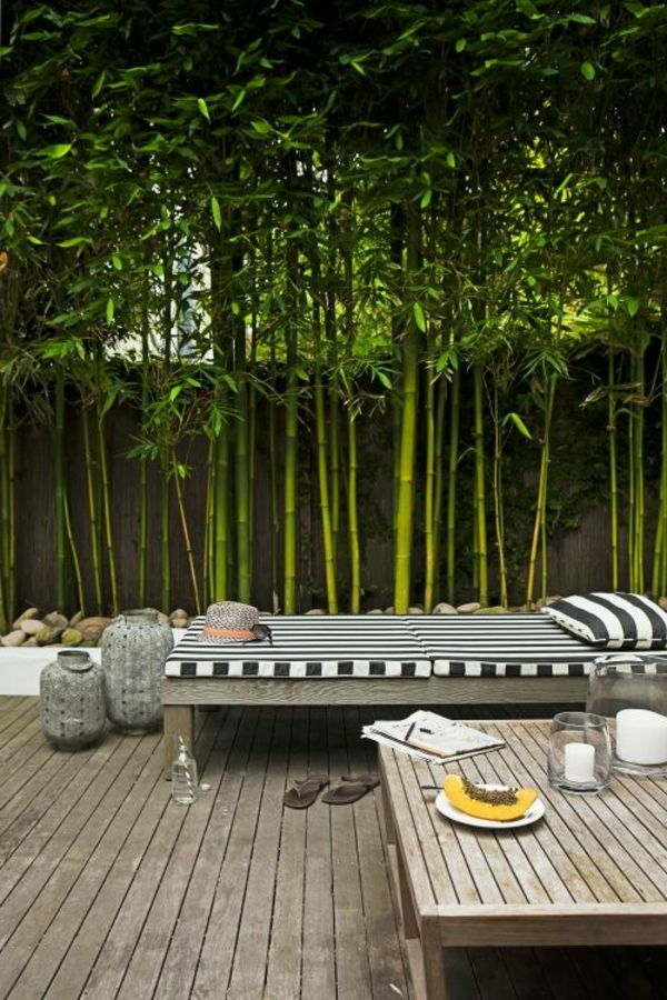 Bambuko terasa dizainas dizaino idėjos