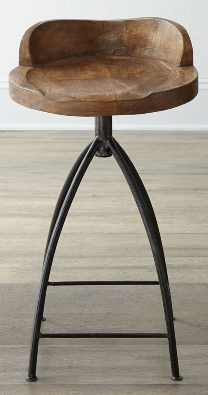 Bar scaun din lemn de design-scaun creativ