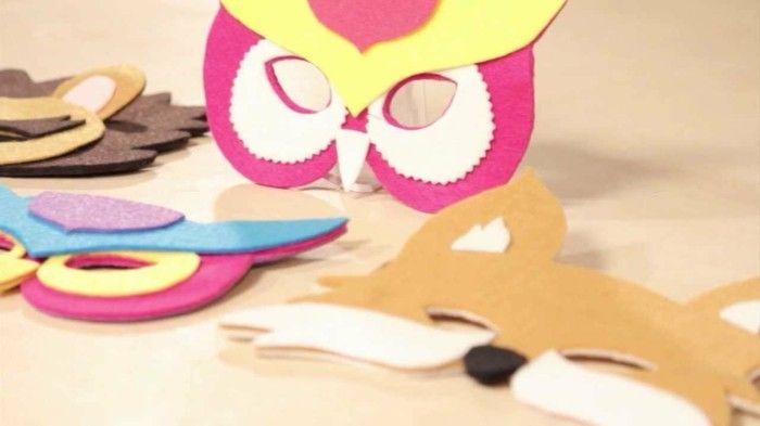 Idee-Carnival Craft Gufo e Fox