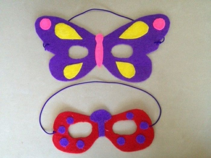 Idee-Carnival Craft farfalla e coccinella