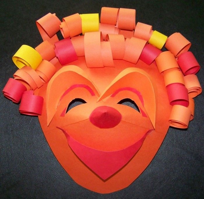 Craft idee-Carnevale un divertente clown