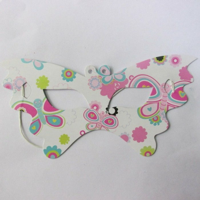 Craft idee-Carnevale come il colore farfalla-in-pink