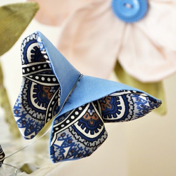 Tinker-med-barn-spring origami fjäril