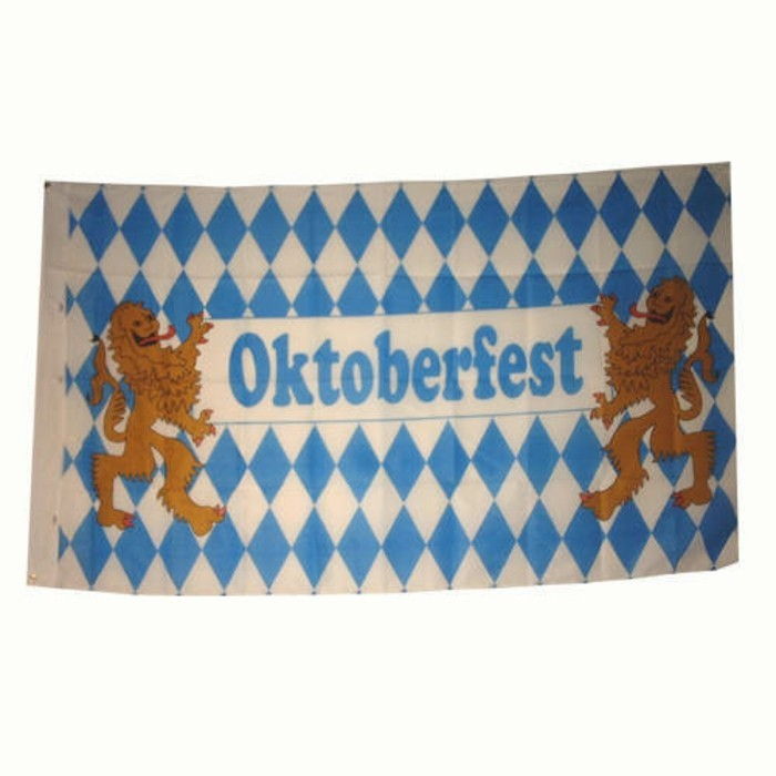 Bavarese Deco Flag Bayern Oktoberfest