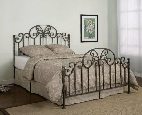 Yatak kahverengi yatak odası resim Perdeler