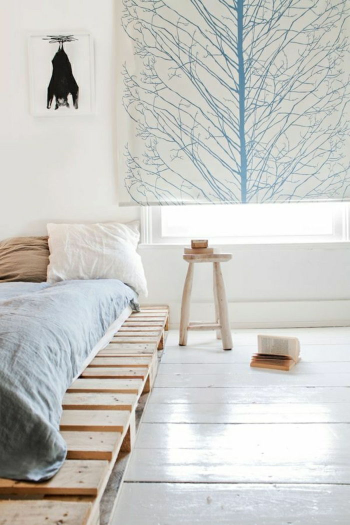 Bed-of-palet-ilginç-resim minimalist iç