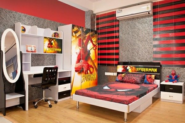 Sängkläder Spiderman Bedroom Ideas - Superhero Movie Bedding