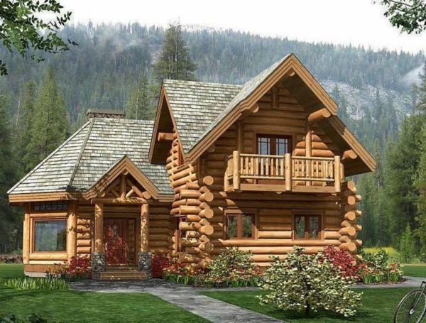 Zrubové domy-from-log architektúry