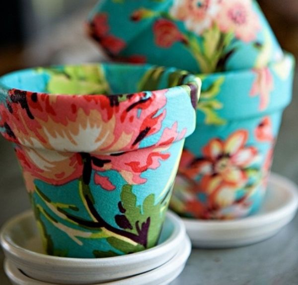 DIY blomst potter-pynte-tekstil-stick-blomster