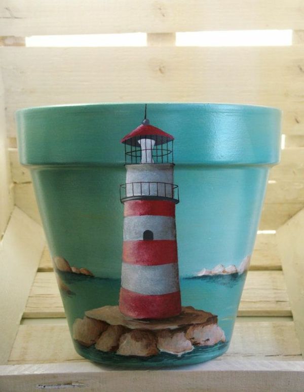 piękne donica pomysły Lighthouse dekoracje