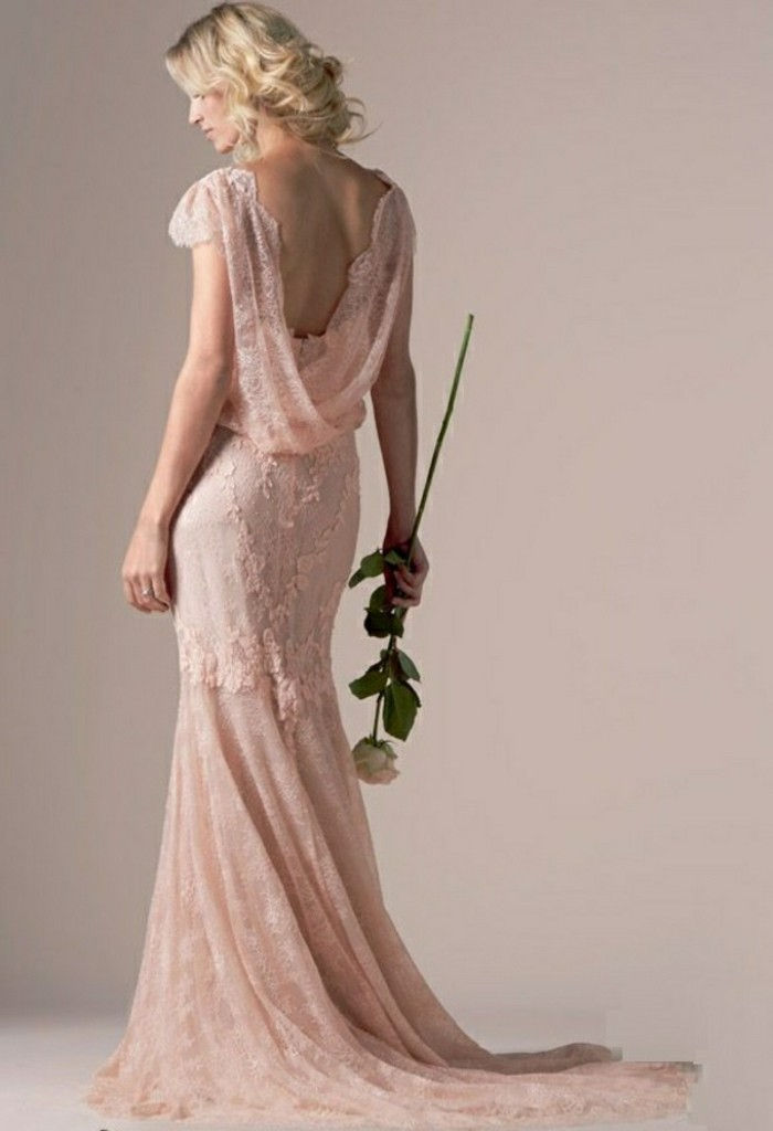 Suknelė rožinė ir-a-balta-rožinė