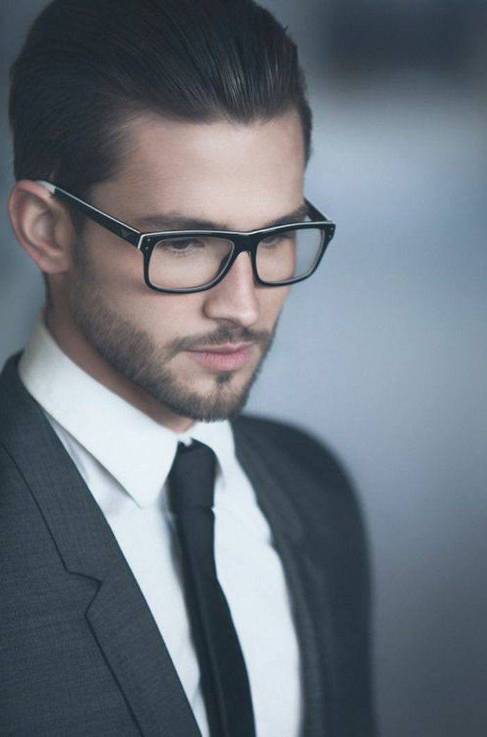 Glasses-utan-styrka modell för-män