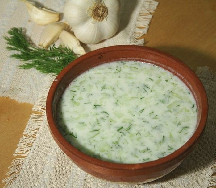 Bulgarien yoghurt den WHAT'S-Tarator