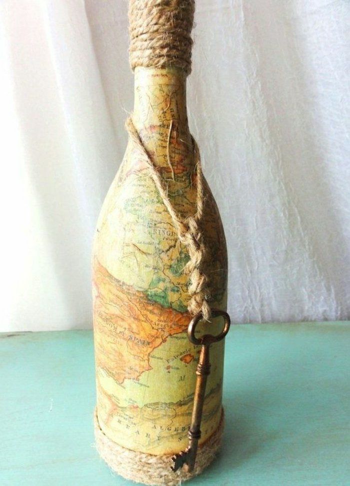 Şampanya şişesi Kordon şişe etiket baskı-güzel desenler