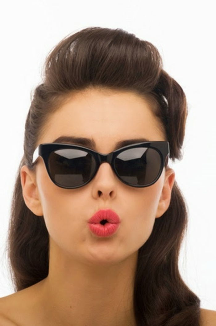 Chanel solbriller-svart-retro