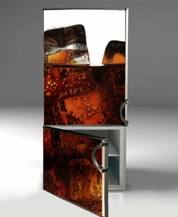 Coca-Cola frigider autocolant idee originală