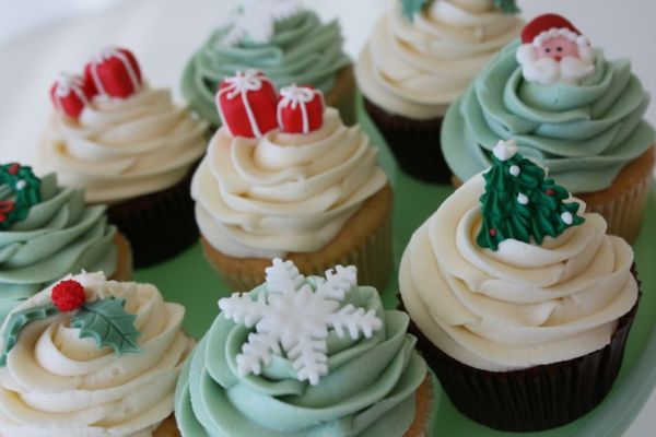 Muffins för jul-dekorera-idéer-cupcakes-för-jul-to-dekorera