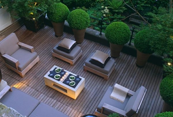 mobiliário de exterior Design do livro Árvores projetado-Rooftop