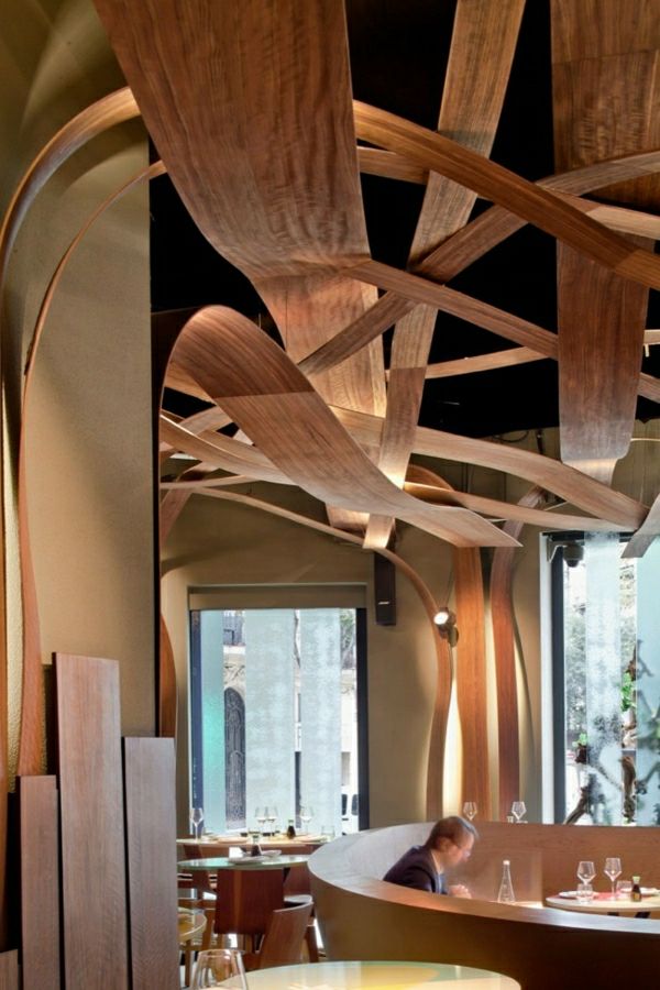 Proiectare tavan de la-Restaurant-Spania-