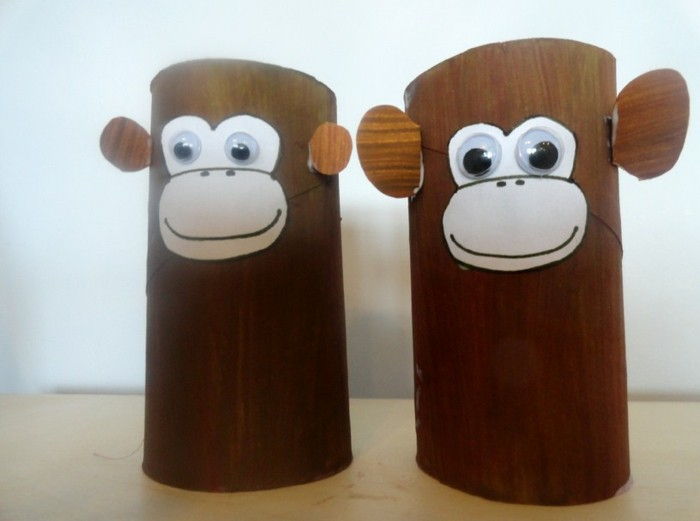 Easy-hantverk idéer-två apor