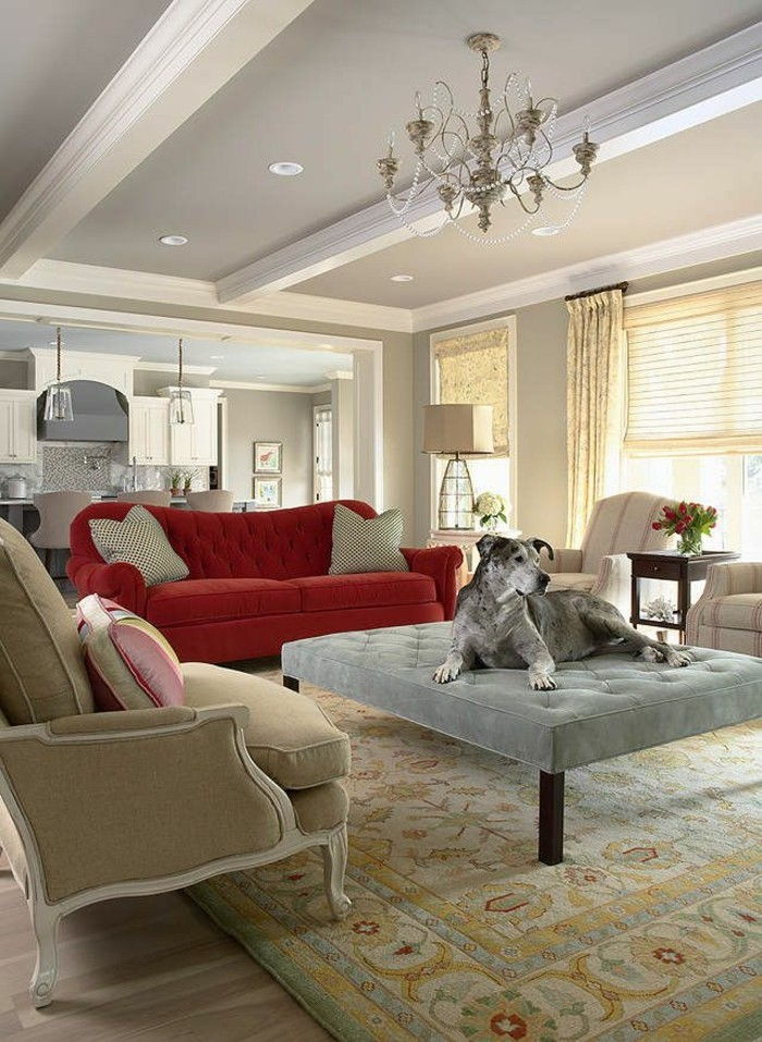 Device-in-pastell-fine-møbler røde sofaen