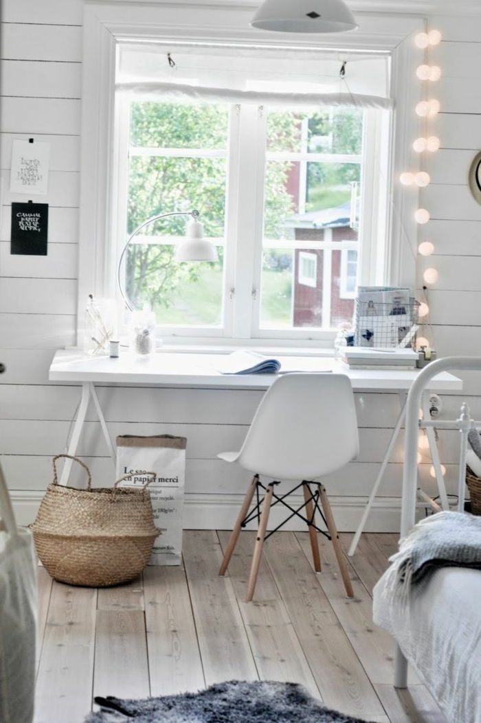 Innredning ideer-for-office-desk-by-the-Sims-møbler-in-skandinavisk stil