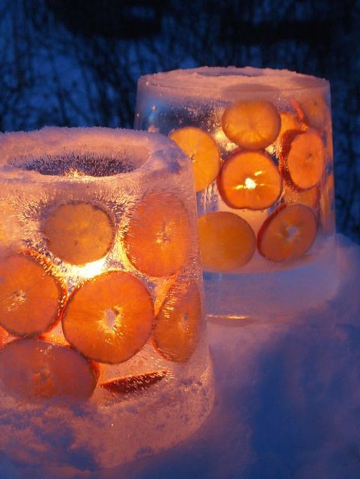Ice lucerna-brusnica-disc ručné-pra-nádherné zimné dekorácie