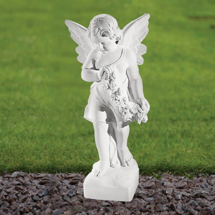 statuie înger și suveniruri alb